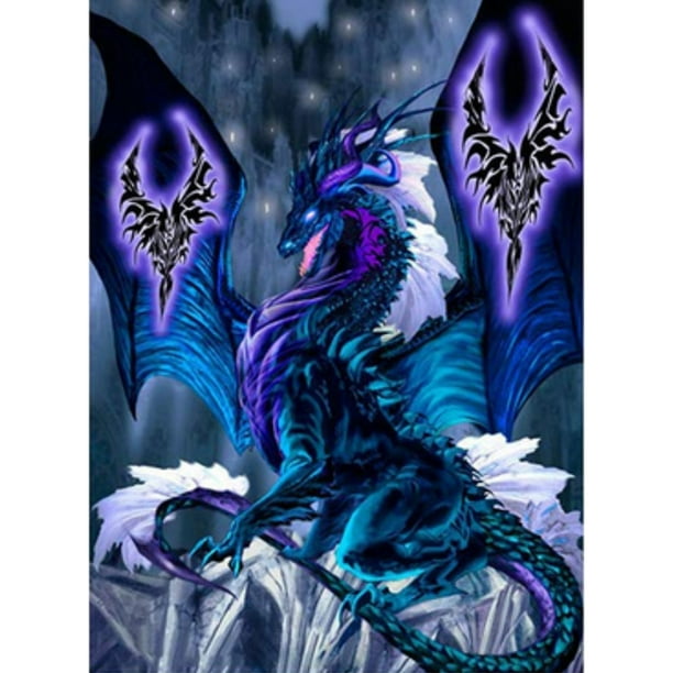 2 Fire Dragon Full Drill 5D Diamond Embroidery Painting Cross Stitch DIY++ 2 Fire Dragon Full Drill 5D Diamond Embroidery Painting Cross Stitch DIY++